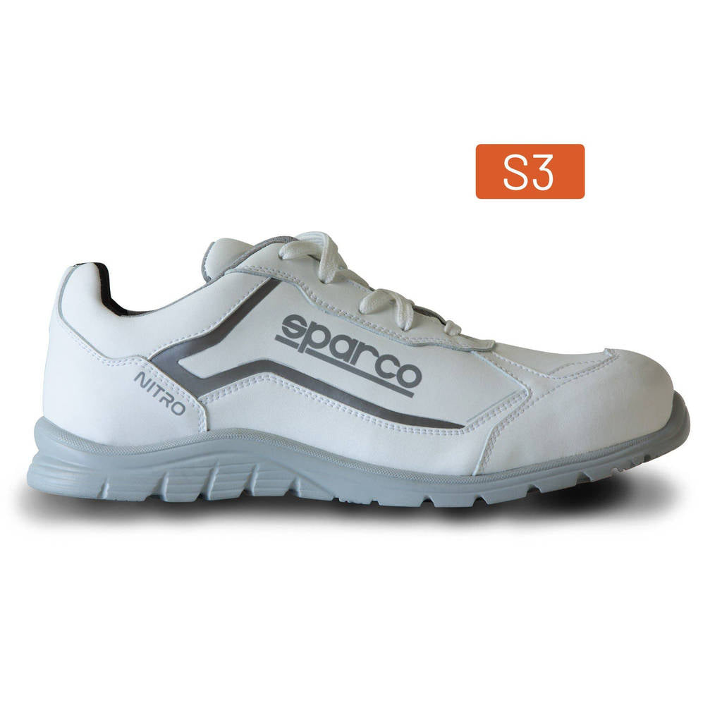 SPARCO 0752247BIBI Shoes Nitro Hannu S3 White / White 47 Photo-0