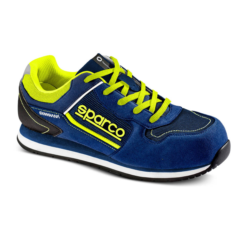 SPARCO 0752738BMGF Shoes Gymkhana Dani S1P blue marine/yellow fluo 38 Photo-0