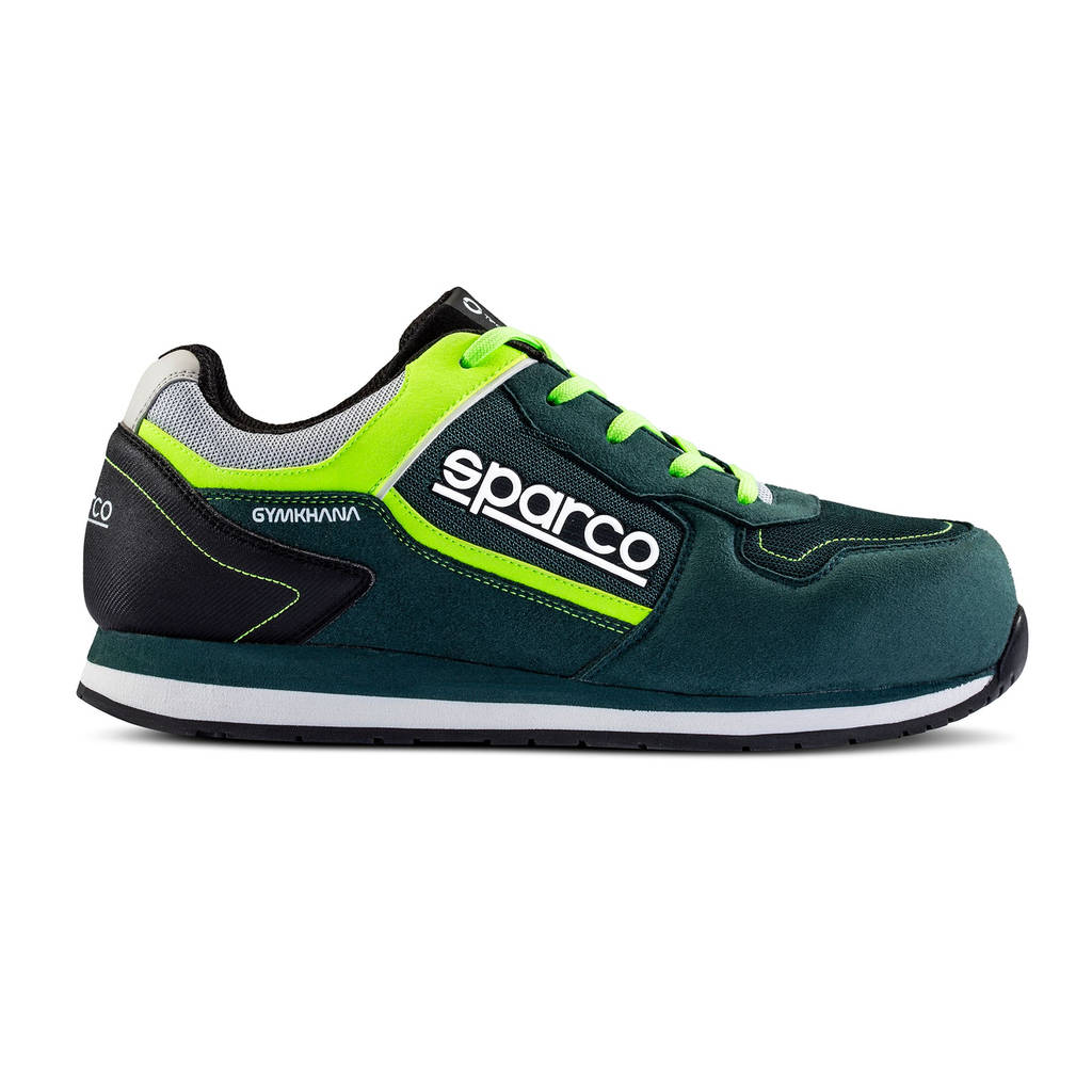 SPARCO 0752744VSLI Shoes Gymkhana Seb S1P dark green/lime 44 Photo-1