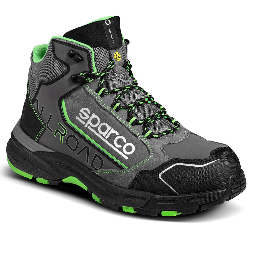 SPARCO 0752942GSVF Shoes Allroad-H Leap S3 ESD Grey/Green 42 Photo-0