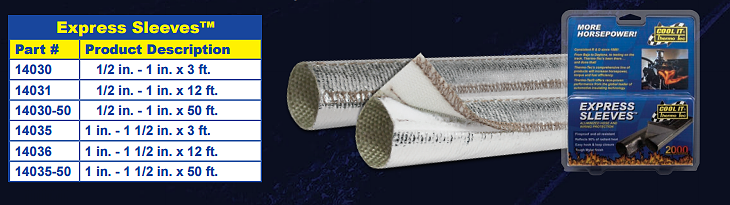 THERMO-TEC 14036 Express Sleeves 3,65m - I.D. 25,4mm - 38,1mm Photo-0