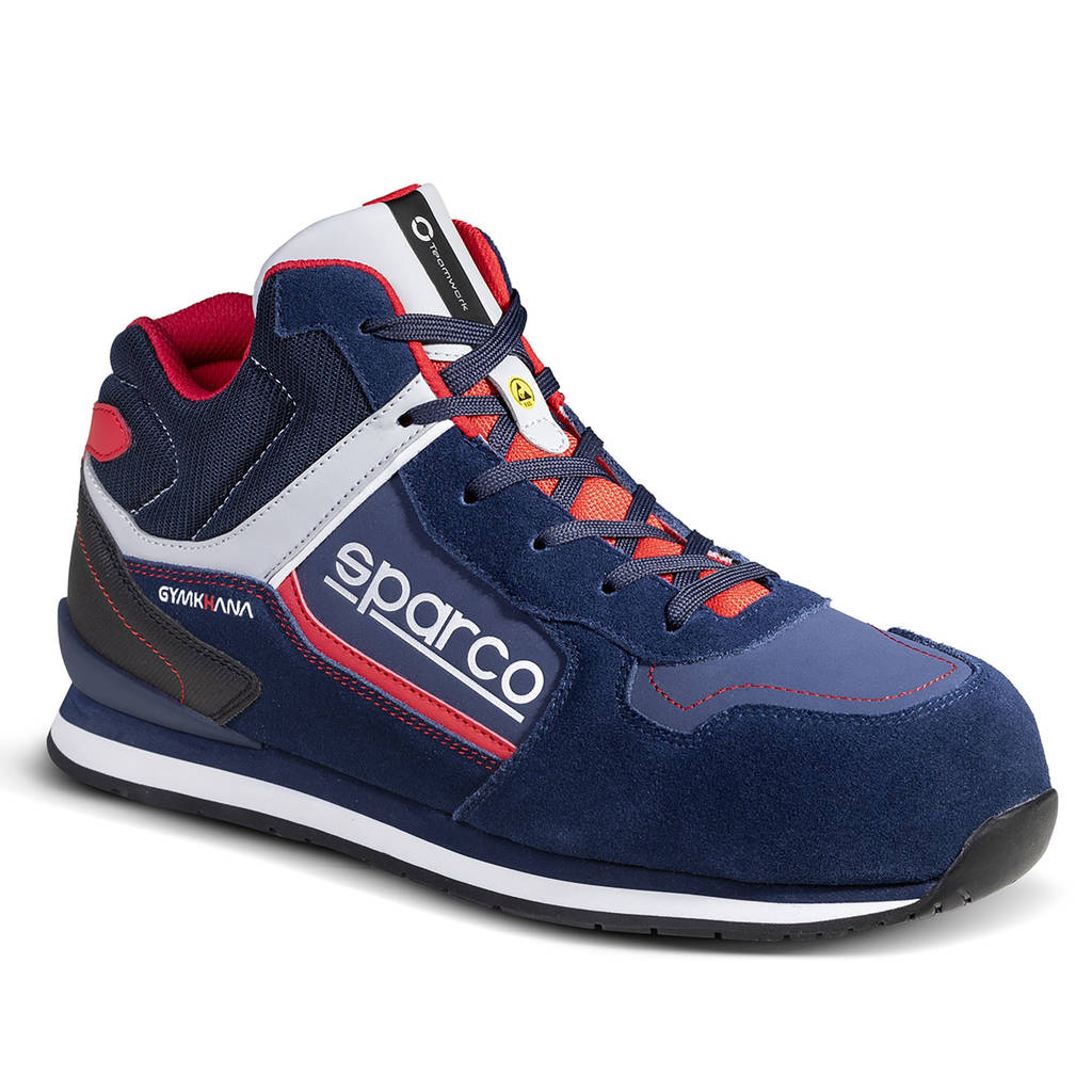 SPARCO 0753648BMRS Shoes Gymkhana-H Olympus S3 ESD blue marine/red 48 Photo-0