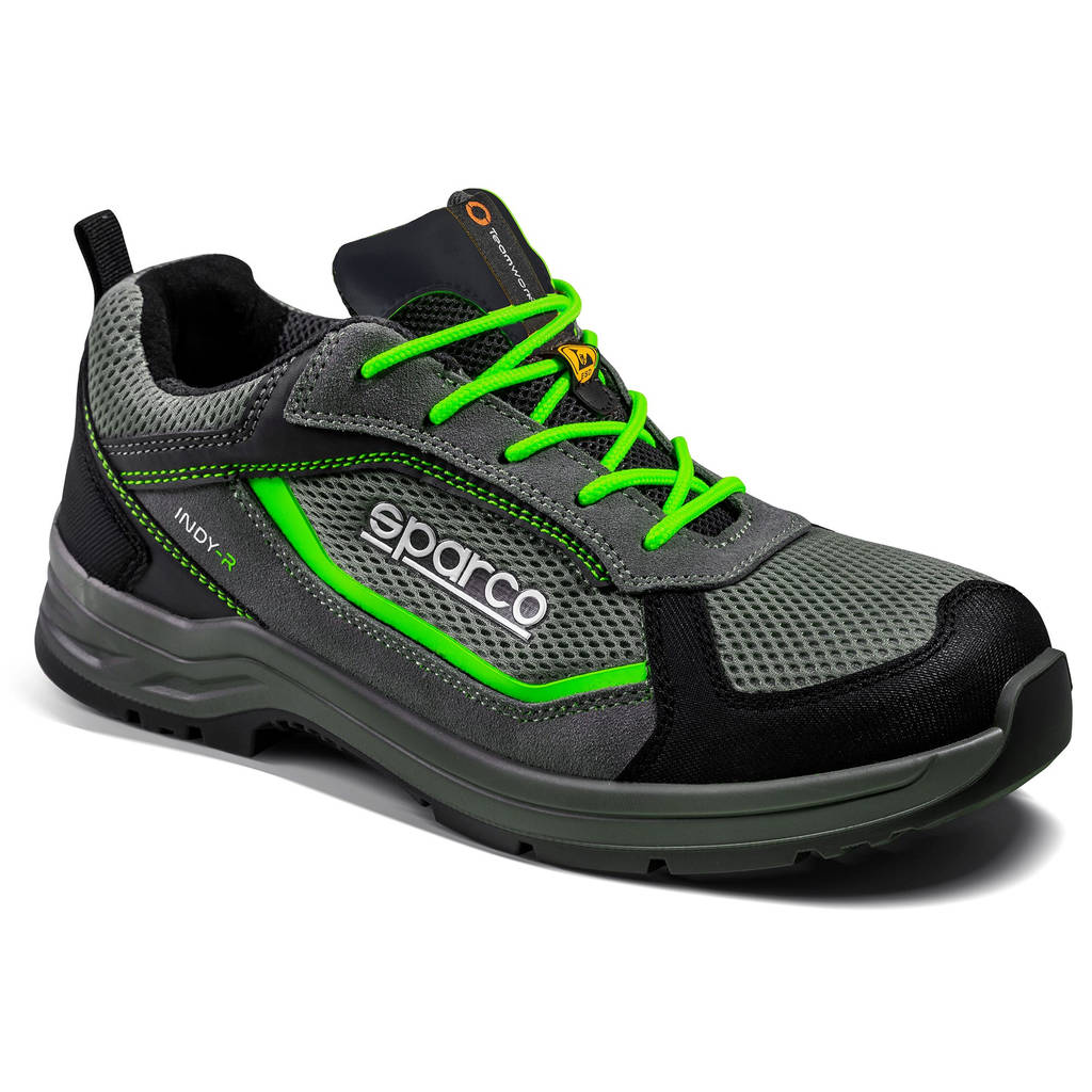 SPARCO 0753941GSVF Shoes Indy-R Sonoma S1P ESD Grey/Green 41 Photo-0