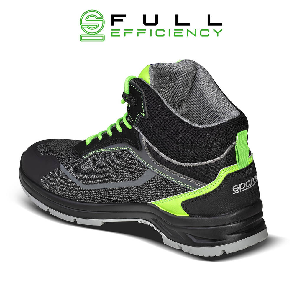 SPARCO 0754247NRVF Shoes Indy-He Ranger S3 ESD Black/Green fluo 47 Photo-1