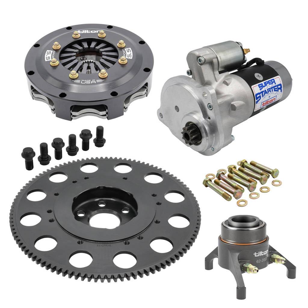 TILTON 53-82129 Transmission kit for FORD, 104T, 5.5" Sport, 2 Disc, 26 SP, No bell Photo-0