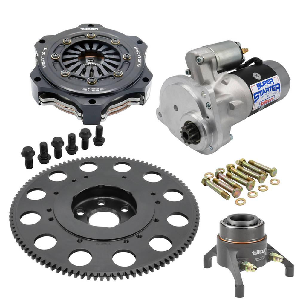 TILTON 53-82629 Transmission kit for FORD, 104T, 5.5" Ultra, 2 Disc, 26 SP, No bell Photo-0