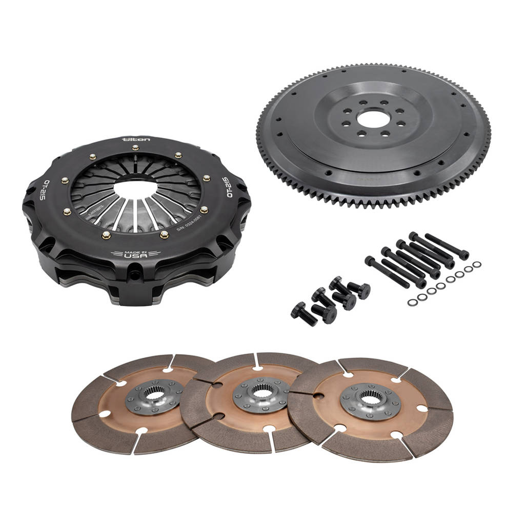 TILTON 58-4310 3-Disc Metallic Clutch kit OT-215 for TOYOTA 2JZ, 8.5", 26-SPL Photo-0