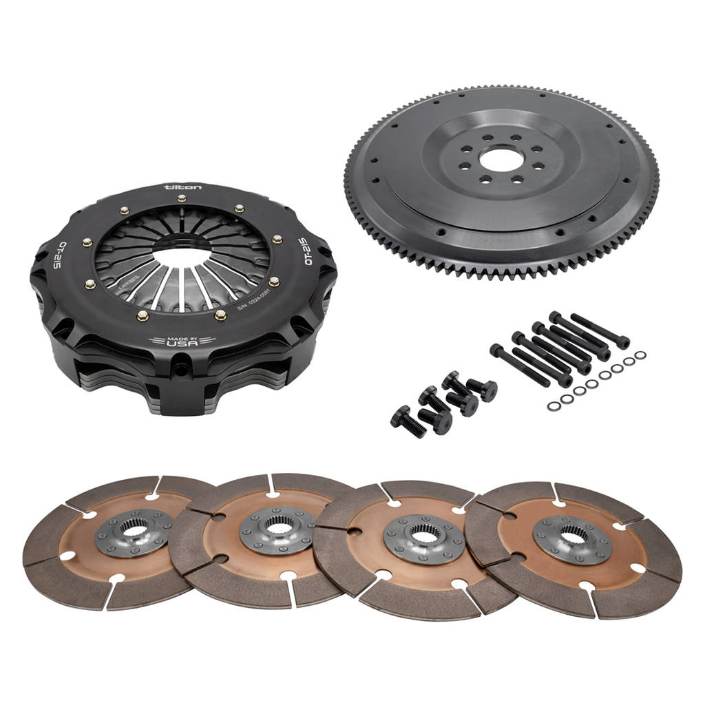 TILTON 58-4410 4-Disc MetalIic Clutch kit OT-215 for TOYOTA 2JZ, 8.5", 26-SPL Photo-0