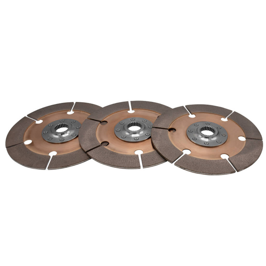 TILTON 64215-1-VVV-10 Clutch disc pack, Metallic, 8.5", 3 PL, 29mm X 10 Photo-0