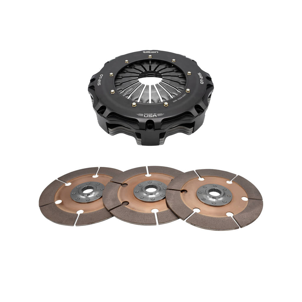 TILTON 68-002UG Clutch Assy OT-215, 8.5" 2-PLate Metallic (Less Discs) Photo-0