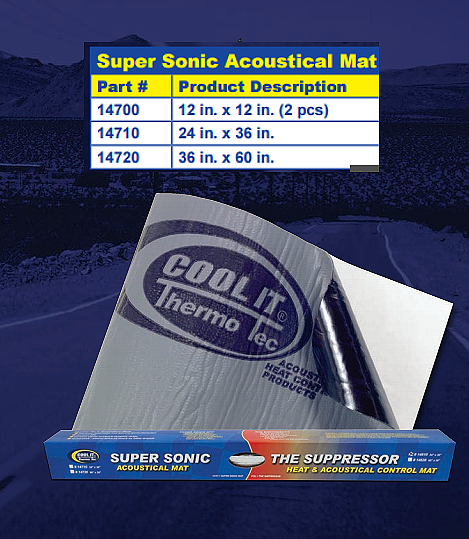 THERMO-TEC 14700 Cool-It Mat adhesive Super Sonic 12” x 12” (2pcs) Photo-0