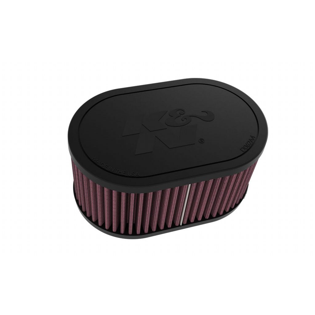 K&N RU-3510 Universal clamp-on air filter 2-1/8" DUAL FLG, 6-1/4 X 4"OD,3"H Photo-0