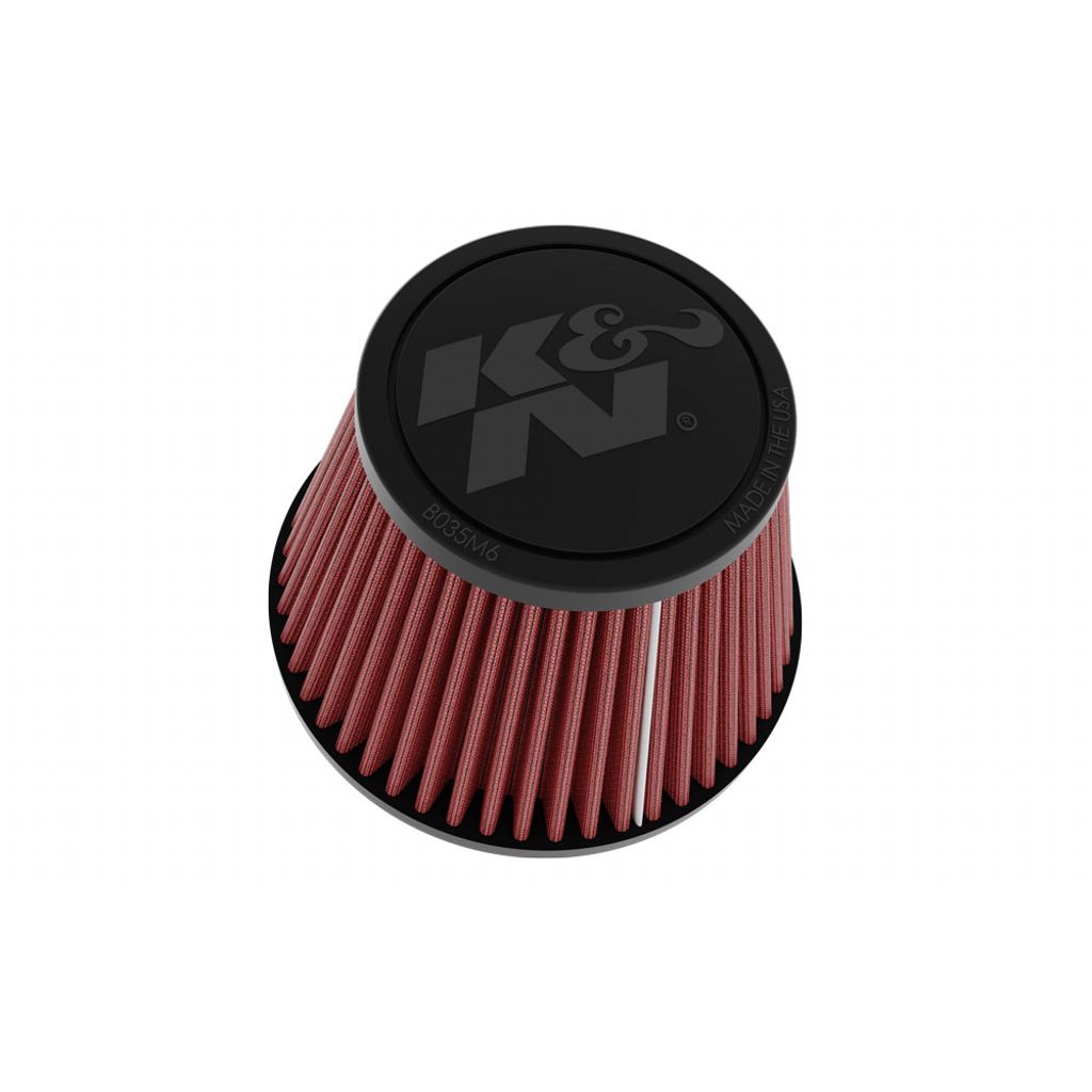 K&N RU-9920 Universal clamp-on air filter 2"FLG ID, 5-3/16"B, 3-1/2"T, 3-11/16"H, W/ VENT Photo-0