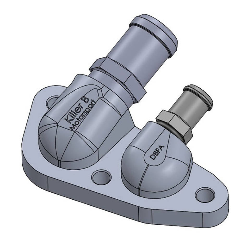 Killer B Motorsport LLC DBFAv2 Coolant breather fitting assembly for SUBARU WRX 2015+ Photo-2