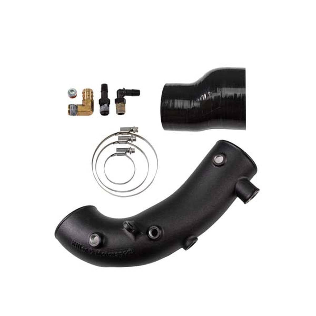 Killer B Motorsport LLC EJTI-3 EJ Cast aluminum turbo inlet with 3" coupler Photo-3