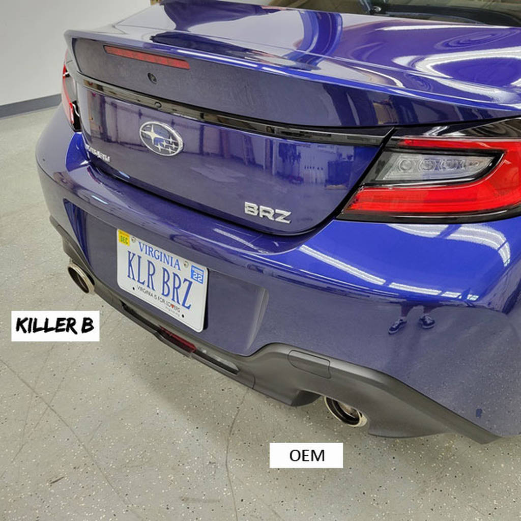 Killer B Motorsport LLC EXTP22 Tip extenders for SUBARU BRZ / TOYOTA GR86 2022+ Photo-1