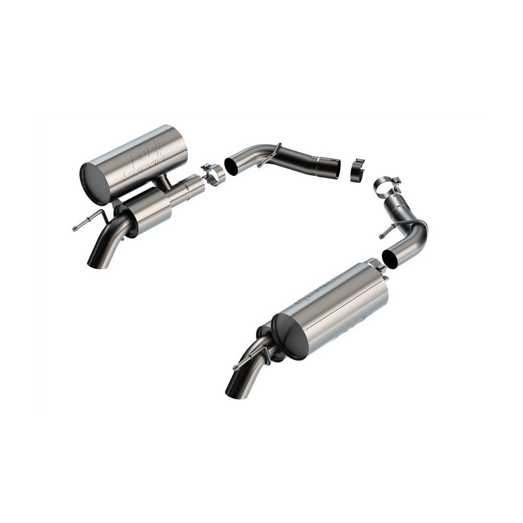 BORLA 11990 Axle-Back Exhaust System S-Type T-304 Stainless Steel for JEEP Grand Wagoneer 6.4L V8 AT 2022-2023 Photo-0