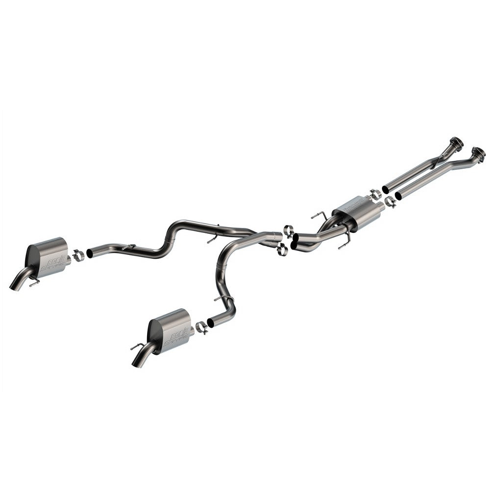 BORLA 140976 Cat-Back Exhaust System S-Type T-304 Stainless Steel for JEEP Grand Wagoneer L 3.0L V8 AT 2023-2024 Photo-0