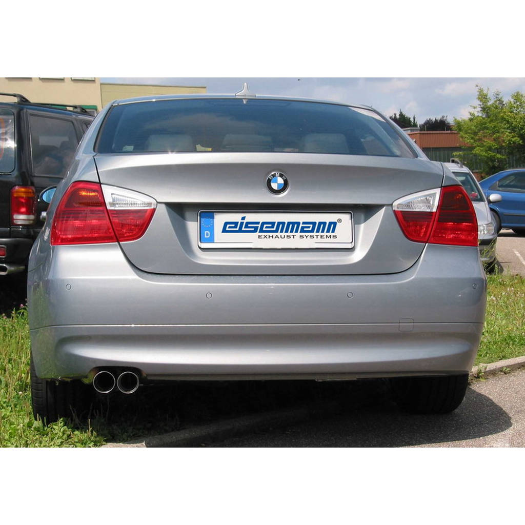 EISENMANN B5325.20702_330I_LIMO Rear Muffler Race 2 x 70 mm for BMW 3 (E90) 330i Sedan Photo-1