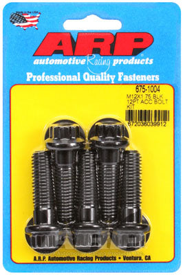 ARP 675-1004 Metric Thread Bolt Kit M12 X 1.75 X 40 12pt black oxide bolts Photo-0