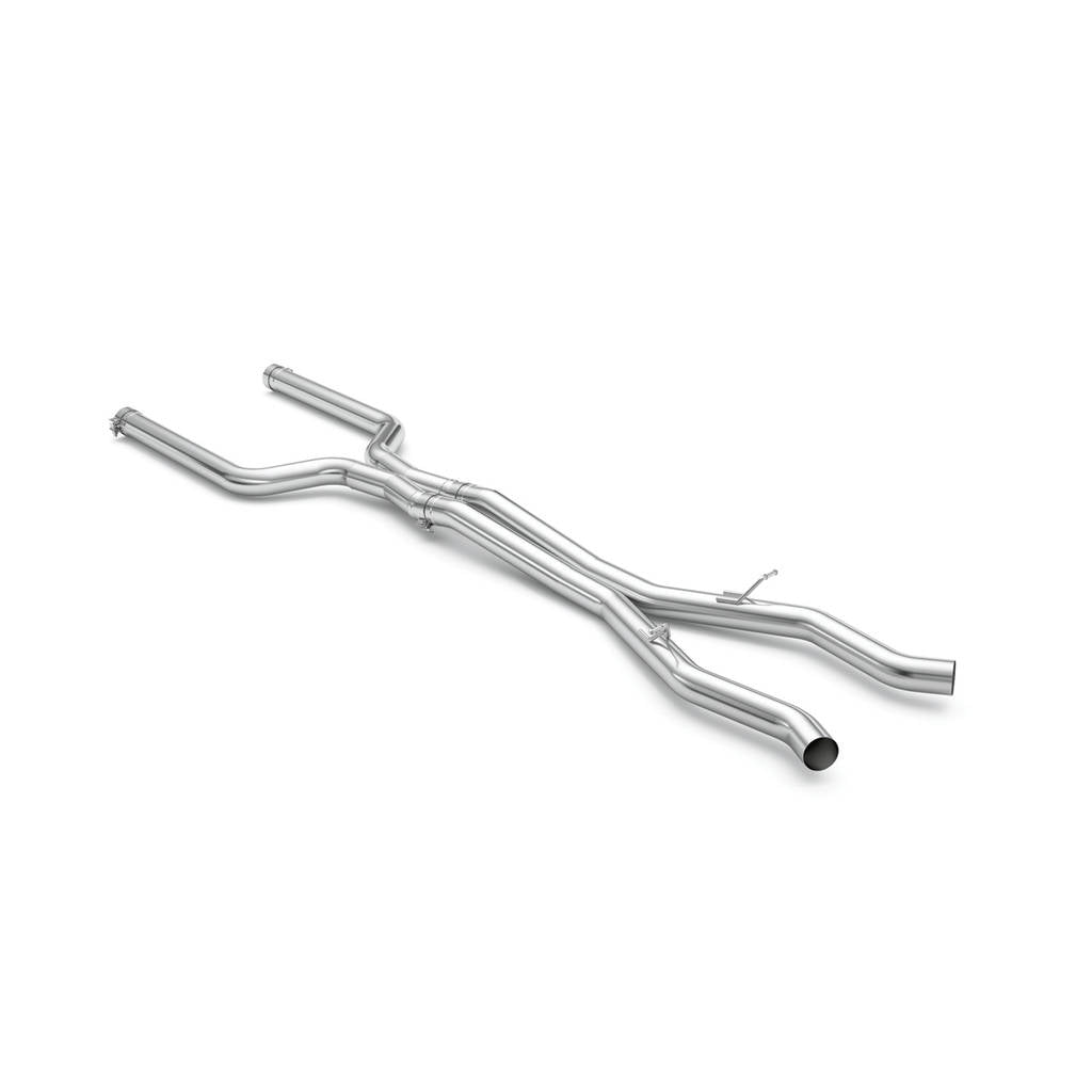 EISENMANN B5555.20000FL Non-resonated Center Pipe Race With X-Pipe for BMW 5 (F90) M5 Photo-0