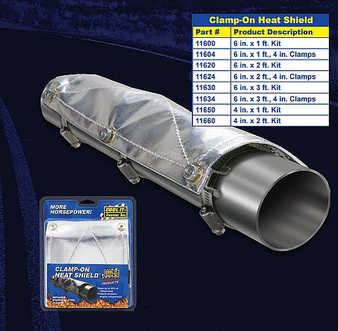 THERMO-TEC 11620 Clamp-On Heat Shield 6in X 2ft Photo-0