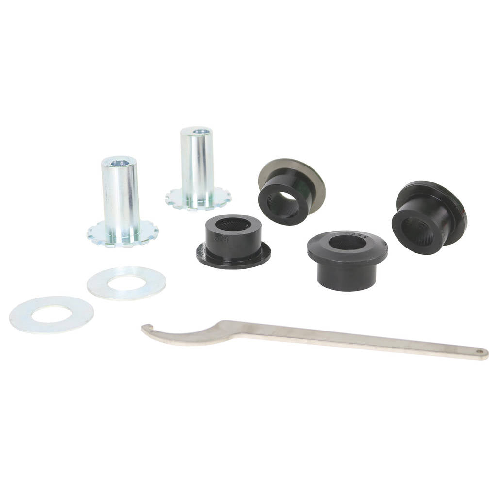 WHITELINE KCA538 Front Lower Control Arm Inner Front Bushing Double Offset Kit for Audi/VW PQ35 Fwd/Awd Photo-0