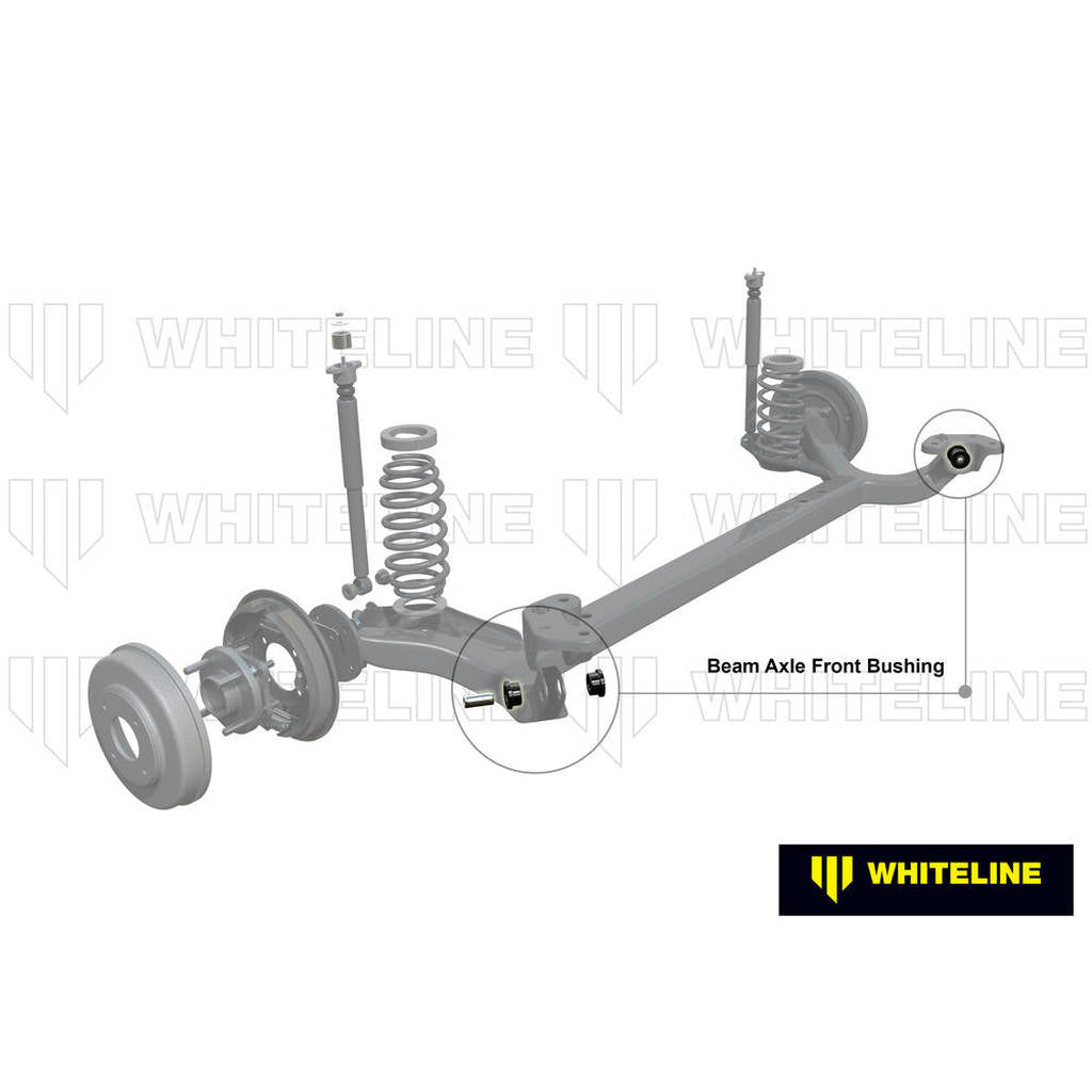 WHITELINE KDT994 Rear Beam Axle - Bushing Kit for Hyundai I20 N Photo-1