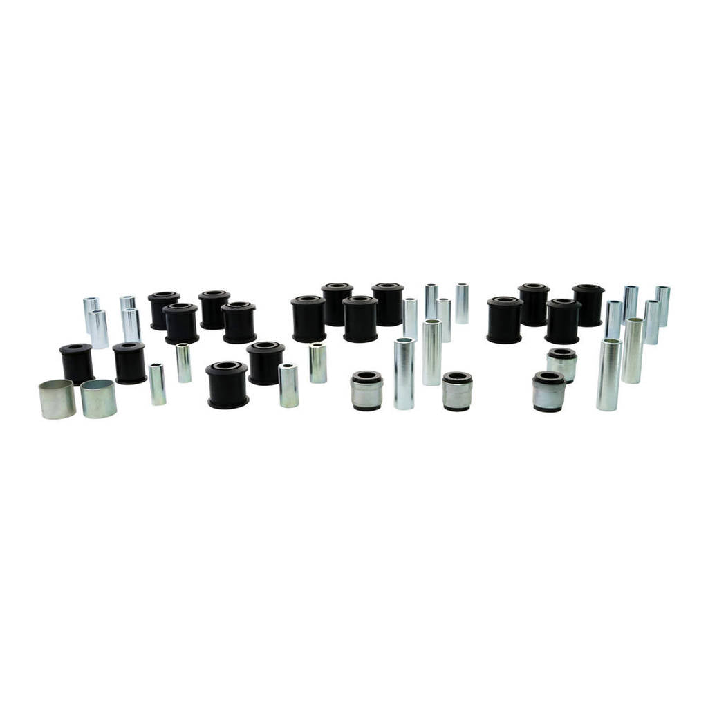 WHITELINE WEK087 Front/Rear Essential Vehicle Bushing Kit for Jeep Wrangler JK Photo-1