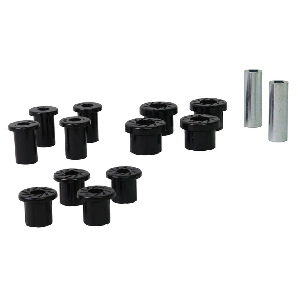 WHITELINE WEK101 Rear Leaf Spring - Bushing Kit for Mitsubishi Triton MQ, MR 2wd/4wd Photo-0