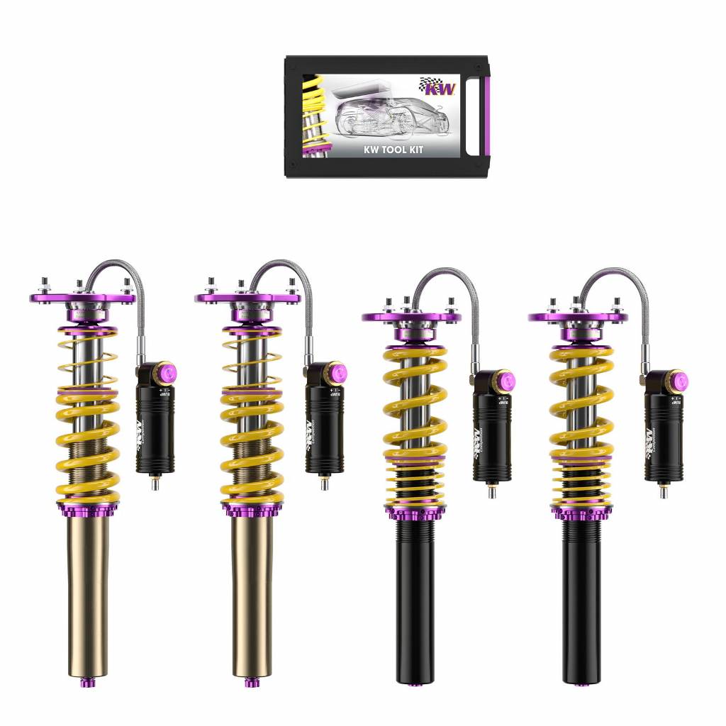 KW 39771064 Coilover Kit V4 Racing for PORSCHE 718 CAYMAN GT4RS (982) 2016- Photo-0