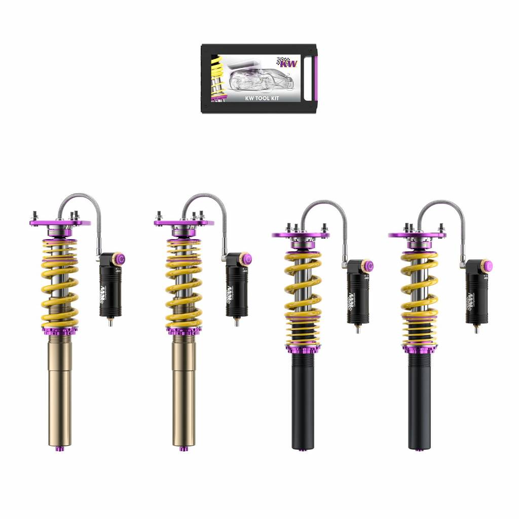 KW 39771065 Coilover Kit V4 Racing for PORSCHE 718 CAYMAN GT4RS (982) 2016- Photo-0