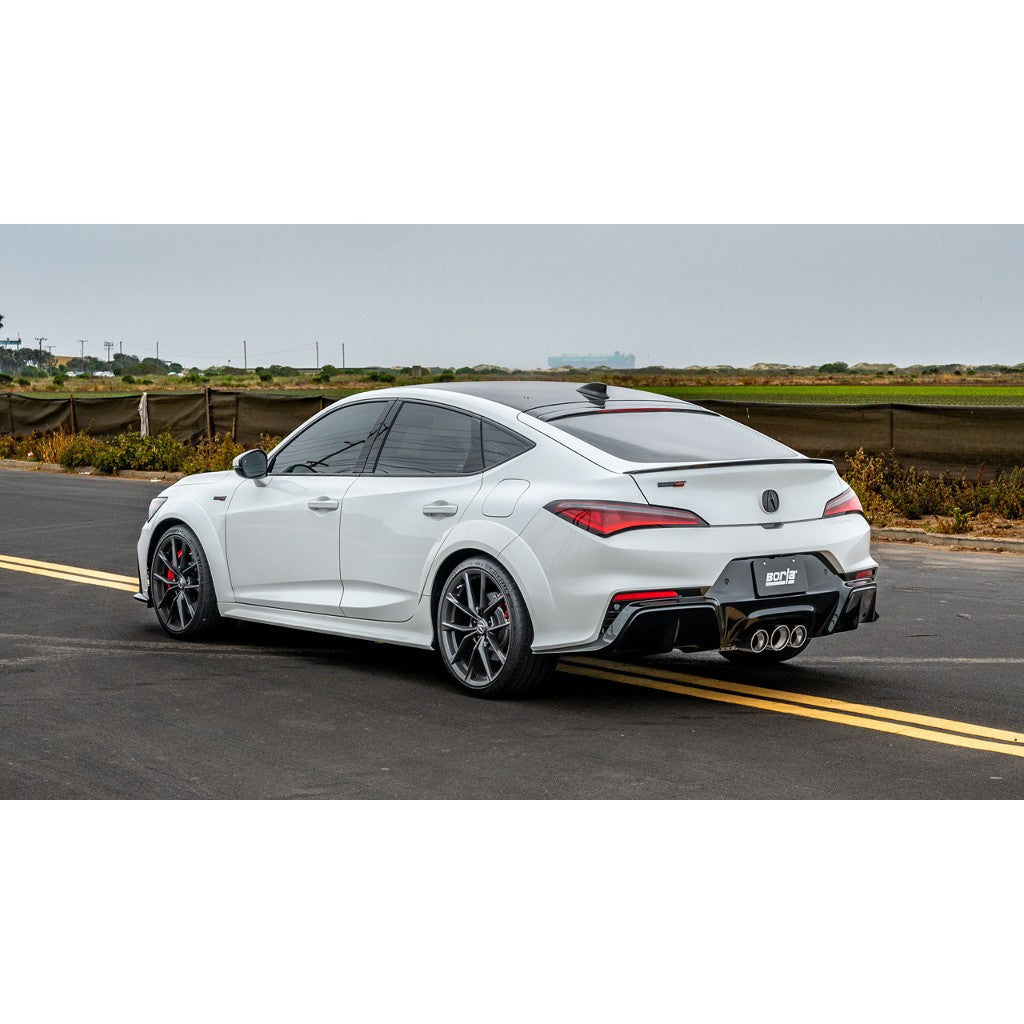 BORLA 140986 Cat-Back Exhaust System 3", 2.25" ATAK (4.5", 4" Polished Stainless Steel Tips) for ACURA Integra Type S 2.0L 2024 Photo-1