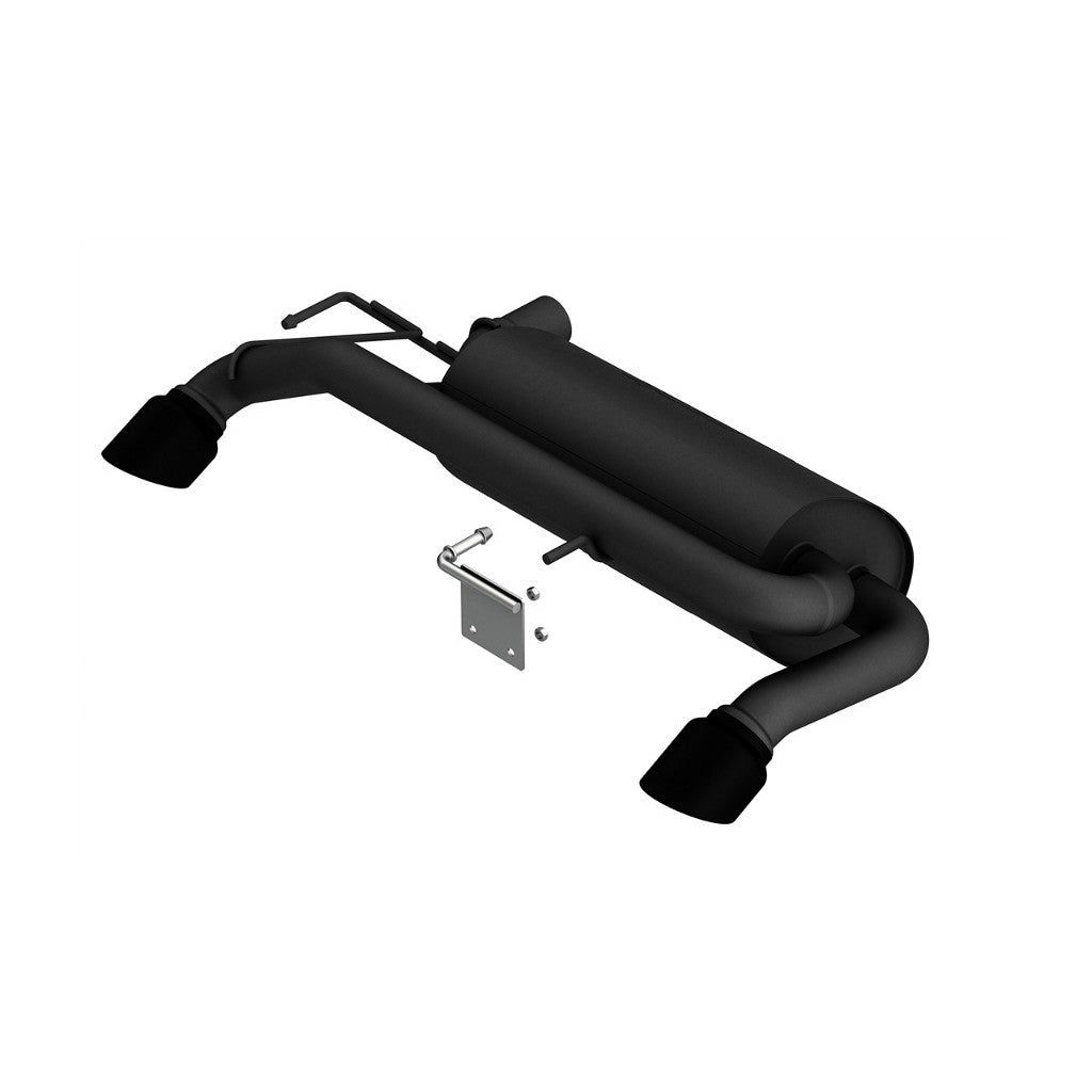 BORLA 11976CB Axle-Back Exhaust System 2.75", 2.50", Touring (4.0" RD X 4.75" Coated Black Tips) for FORD Bronco 2.7L V6 2021-2023 Photo-0