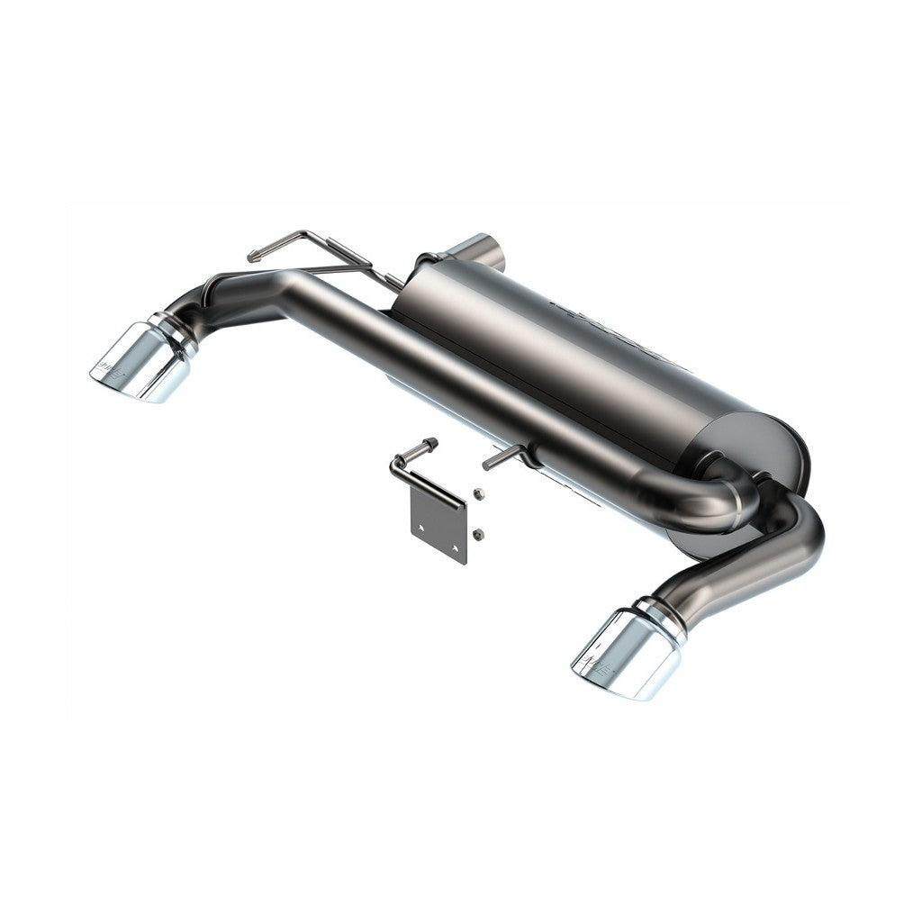 BORLA 11978 Axle-Back Exhaust System 2.75", 2.50", ATAK (4.0" RD X 4.75" Tips) for FORD Bronco 2.7L V6 2021-2023 Photo-0