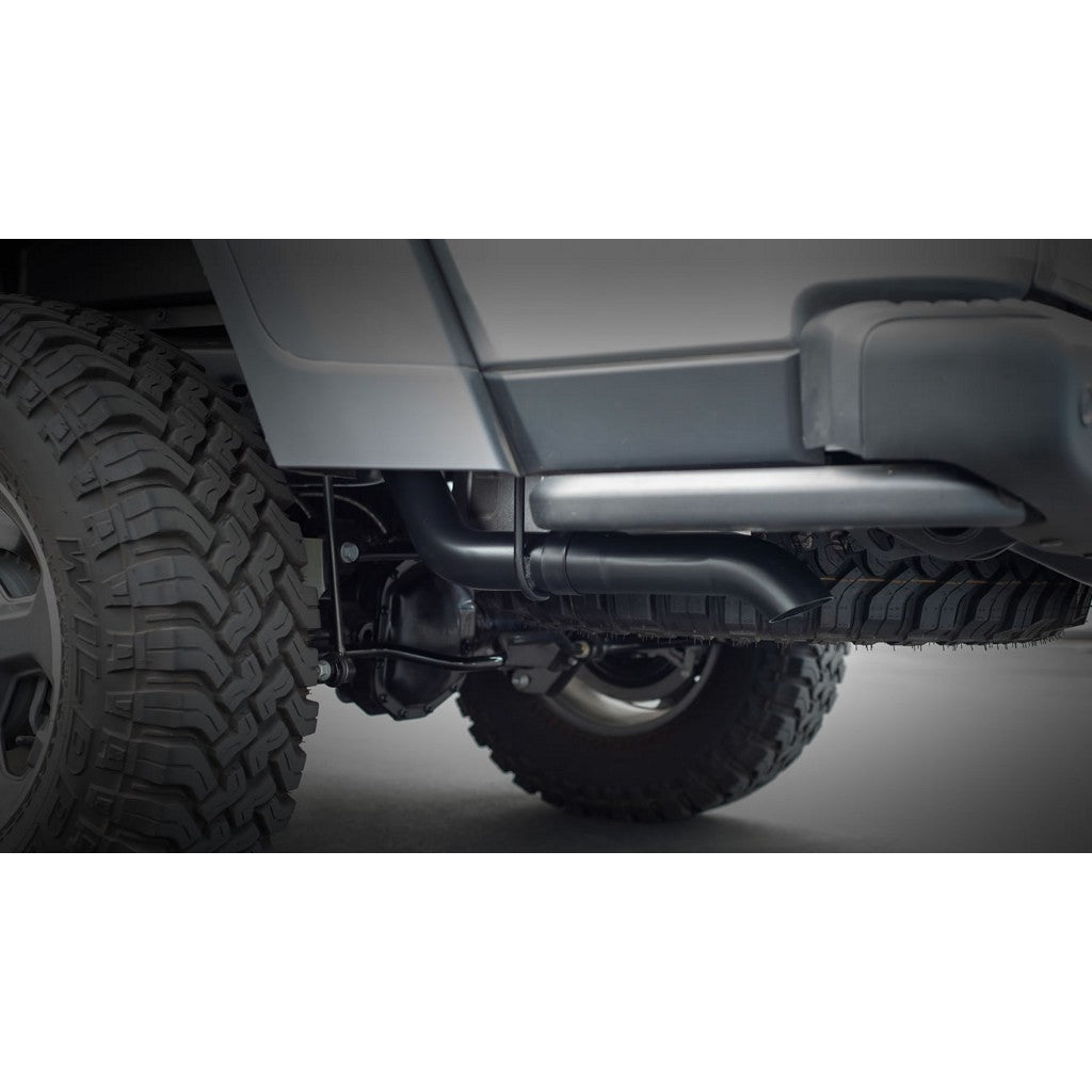 BORLA 140808CB Cat-Back Exhaust System 2.75", Touring (2.75" Turndown Ceramic Black Tips) for JEEP Gladiator (JT) 3.6L V6 2020-2023 Photo-2