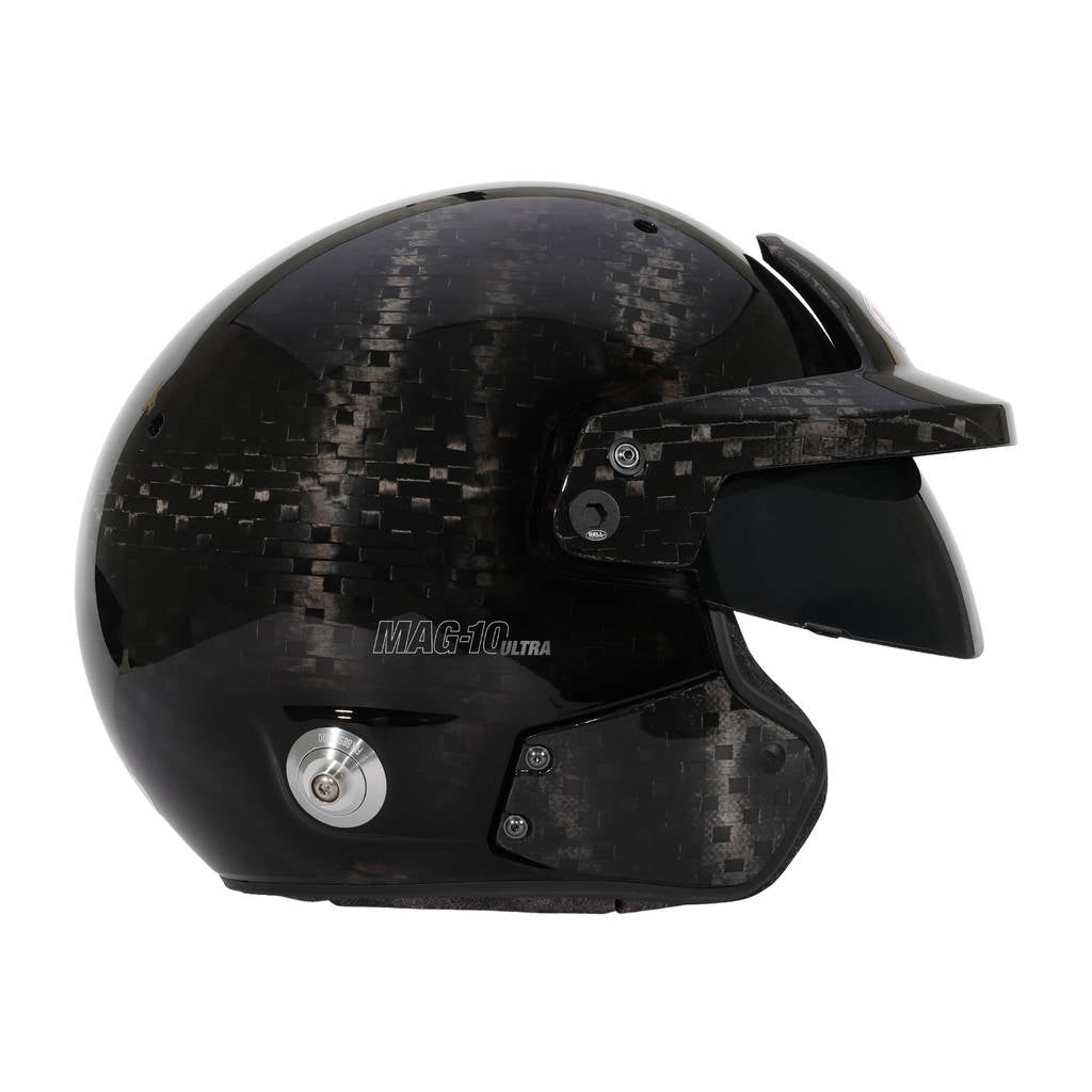 BELL 1245212 Open-Face Helmet MAG-10 Carbon HANS, FIA 8859-2024 / SA2020, Size 55 (6 7/8) Photo-2