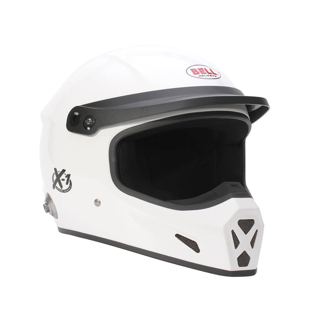 BELL 1453044 Full-Face Helmet X-1 HANS, White, FIA 8859-2024, Size XL (61-61+) Photo-6