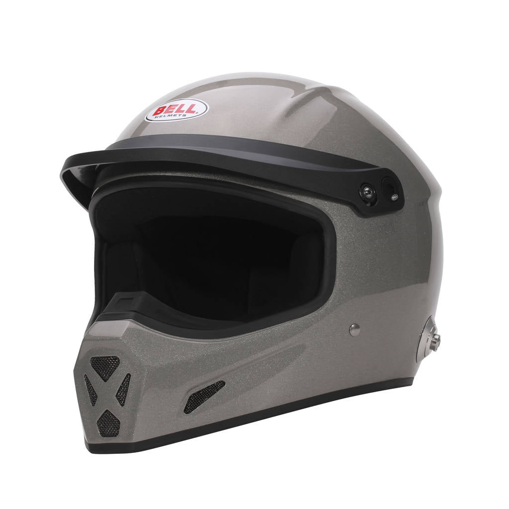 BELL 1453053 Full-Face Helmet X-1 Rally HANS, Titanium Silver, FIA 8859-2024, Size L (60-61) Photo-0