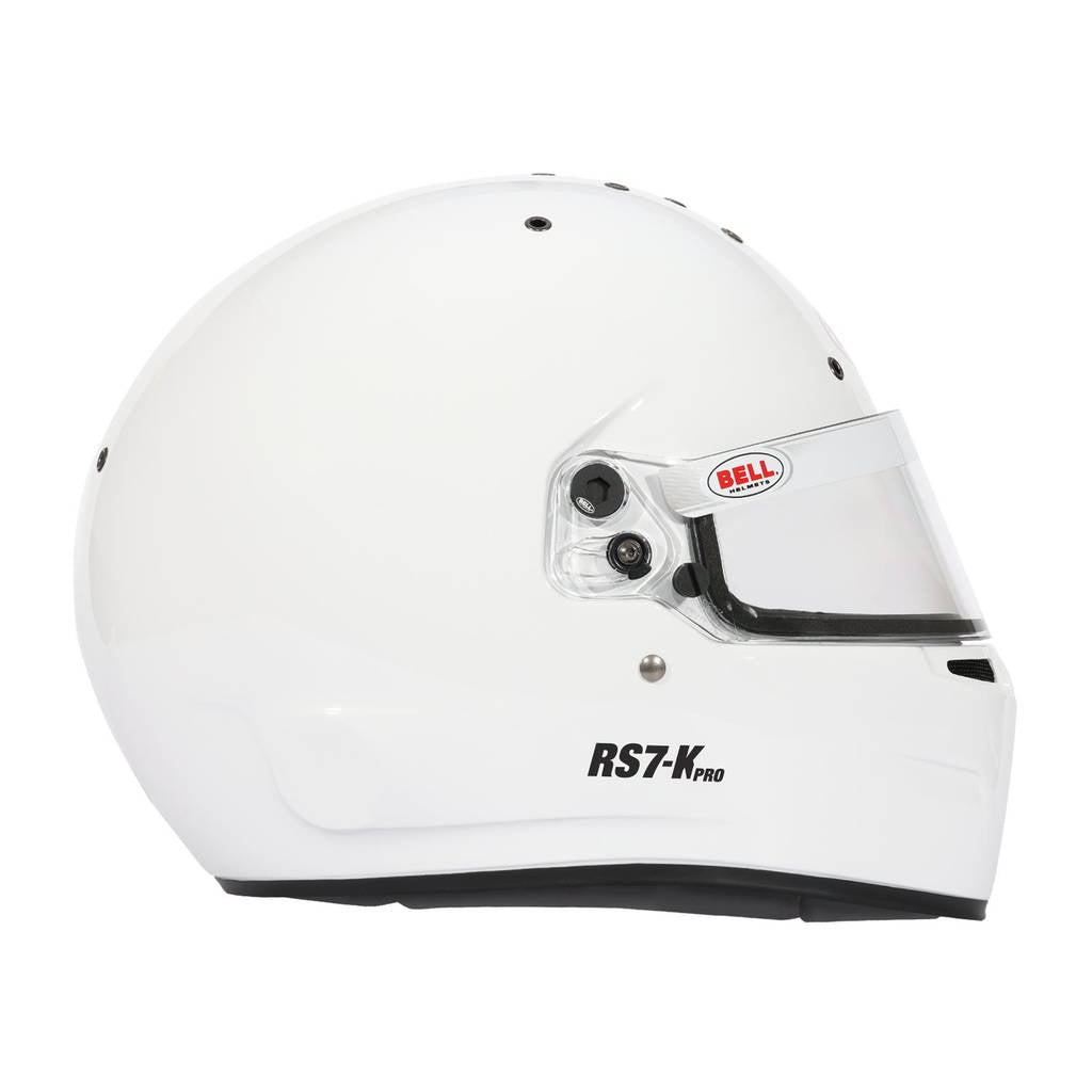 BELL 1310C12 Karting Helmet RS7-K, White, FIA 8878-2024 / K2020, Size M (58-59) Photo-6