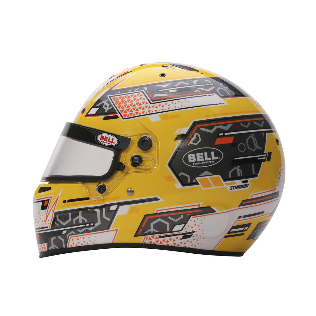 BELL 1310B91 Karting Helmet RS7-K Stamina, Anthracite / Orange, FIA 8878-2024 / K2020, Size S (57 -58) Photo-5