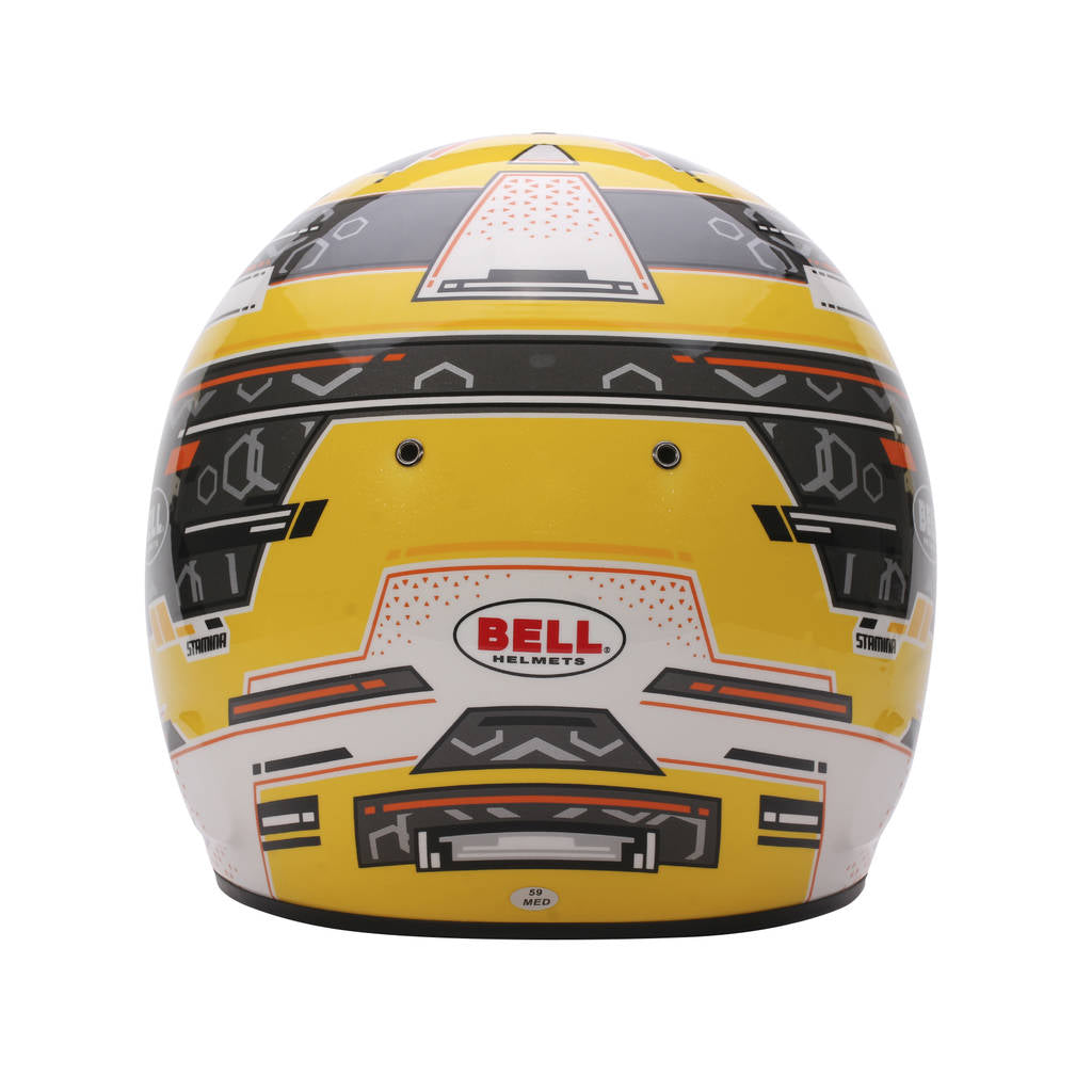 BELL 1310B94 Karting Helmet RS7-K Stamina, Anthracite / Orange, FIA 8878-2024 / K2020, Size XL (61-61+) Photo-3