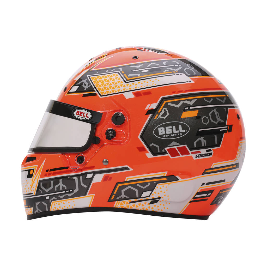 BELL 1310C01 Karting Helmet RS7-K Stamina, Anthracite / Yellow, FIA 8878-2024 / K2020, Size S (57 -58) Photo-9