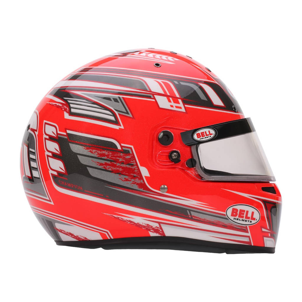 BELL 1311203 Karting Helmet KC7-CMR Champion, Anthracite / Yellow, CMR2016, Size 56 (7) Photo-21
