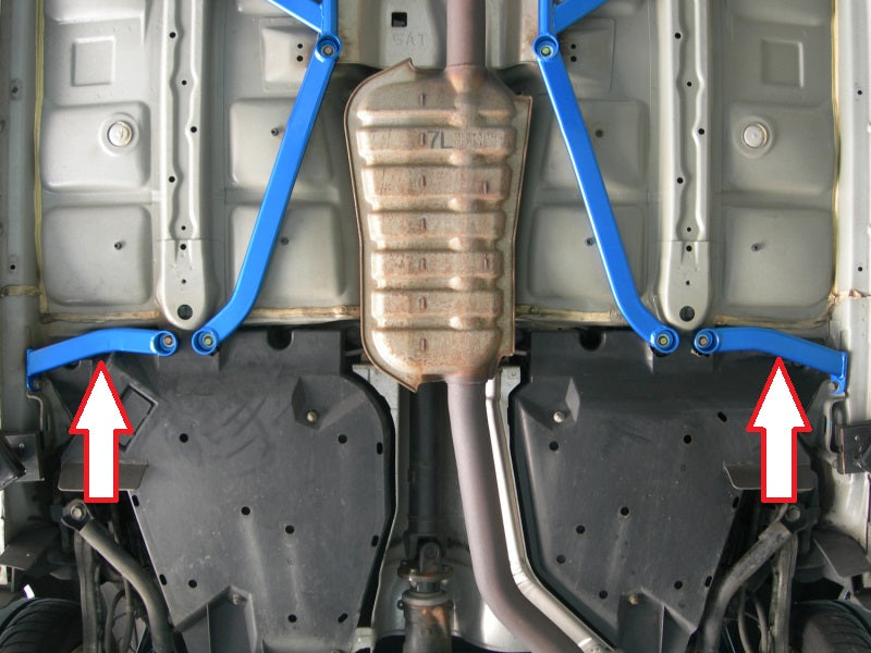 CUSCO 684 492 RS Power brace floor rear side for SUBARU Legacy B4 (BL5) Photo-1