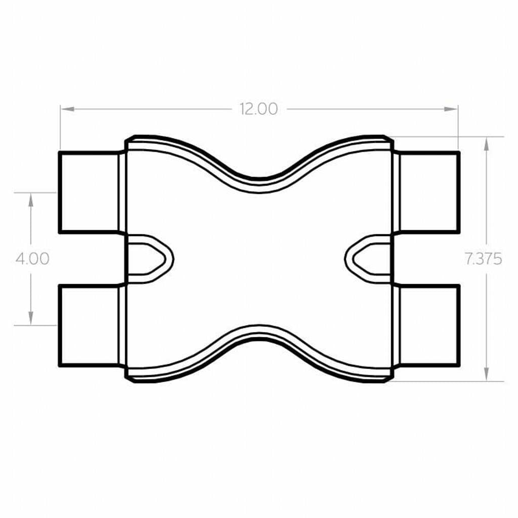 MAGNAFLOW 10791 Exhaust X-Pipe 2.50 inch Photo-1