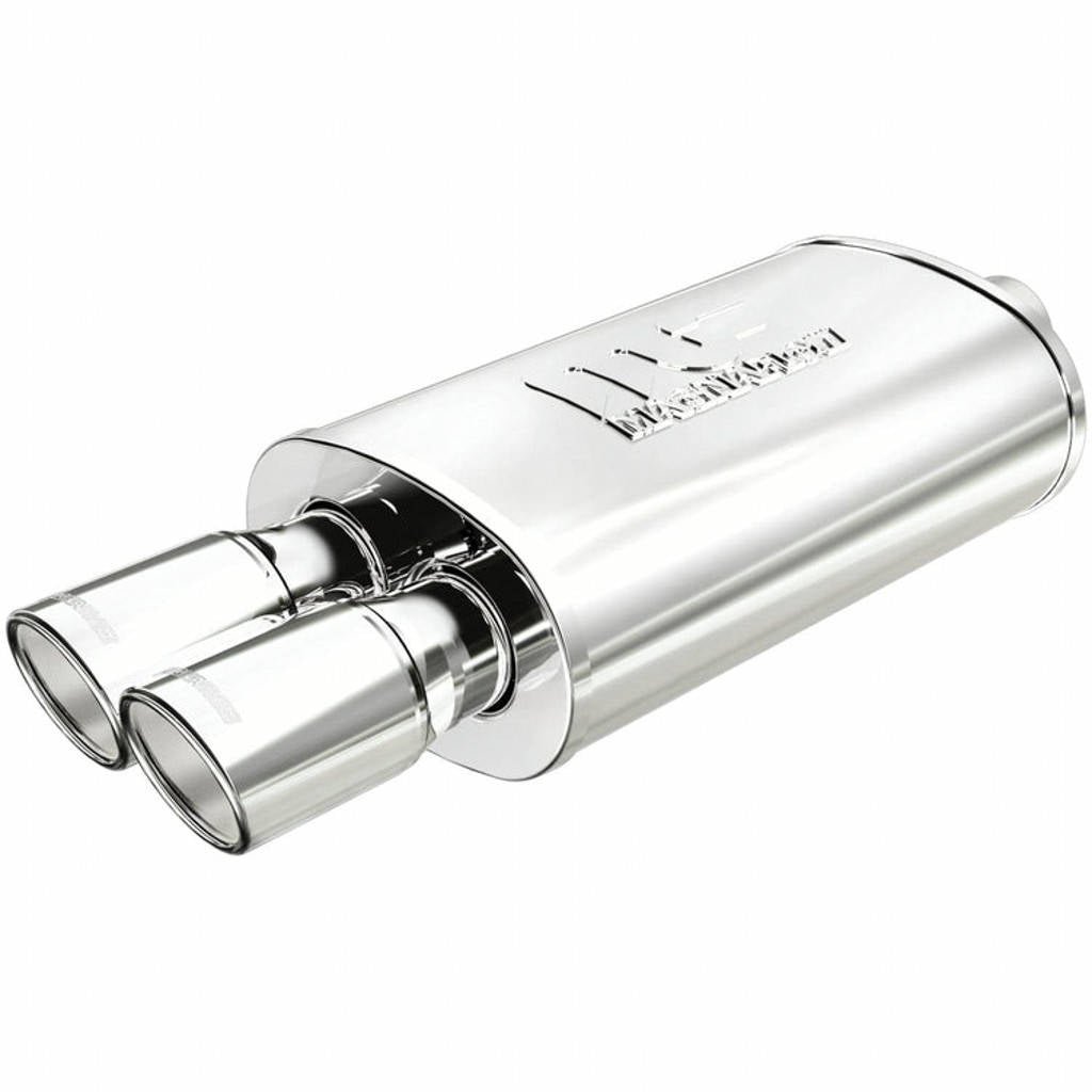MAGNAFLOW 14862 Straight-Through Performance Muffler (2.25 / 3 inch Center / Dual, Body 5x14x8) Photo-0