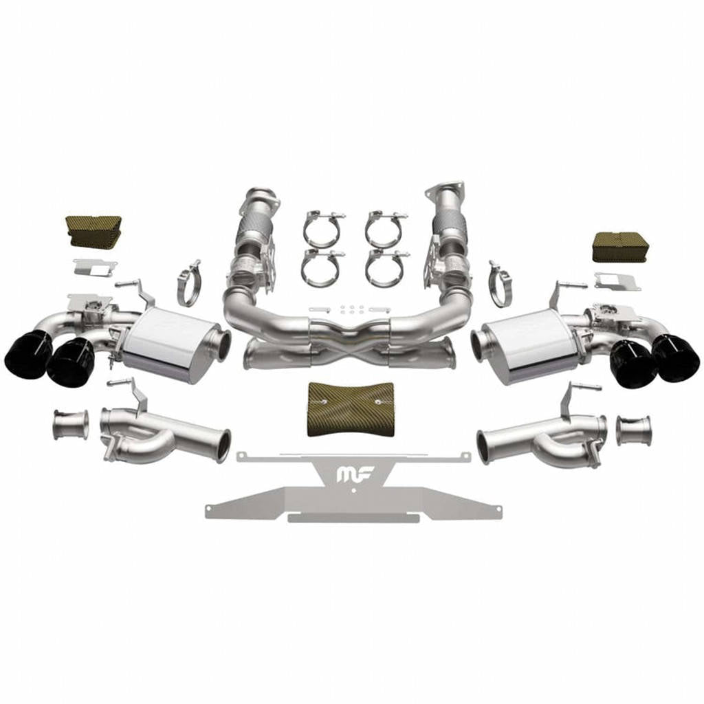 MAGNAFLOW 19545 Exhaust System xMOD Series Black Chrome for CHEVROLET Corvette 2020-2024 Photo-0