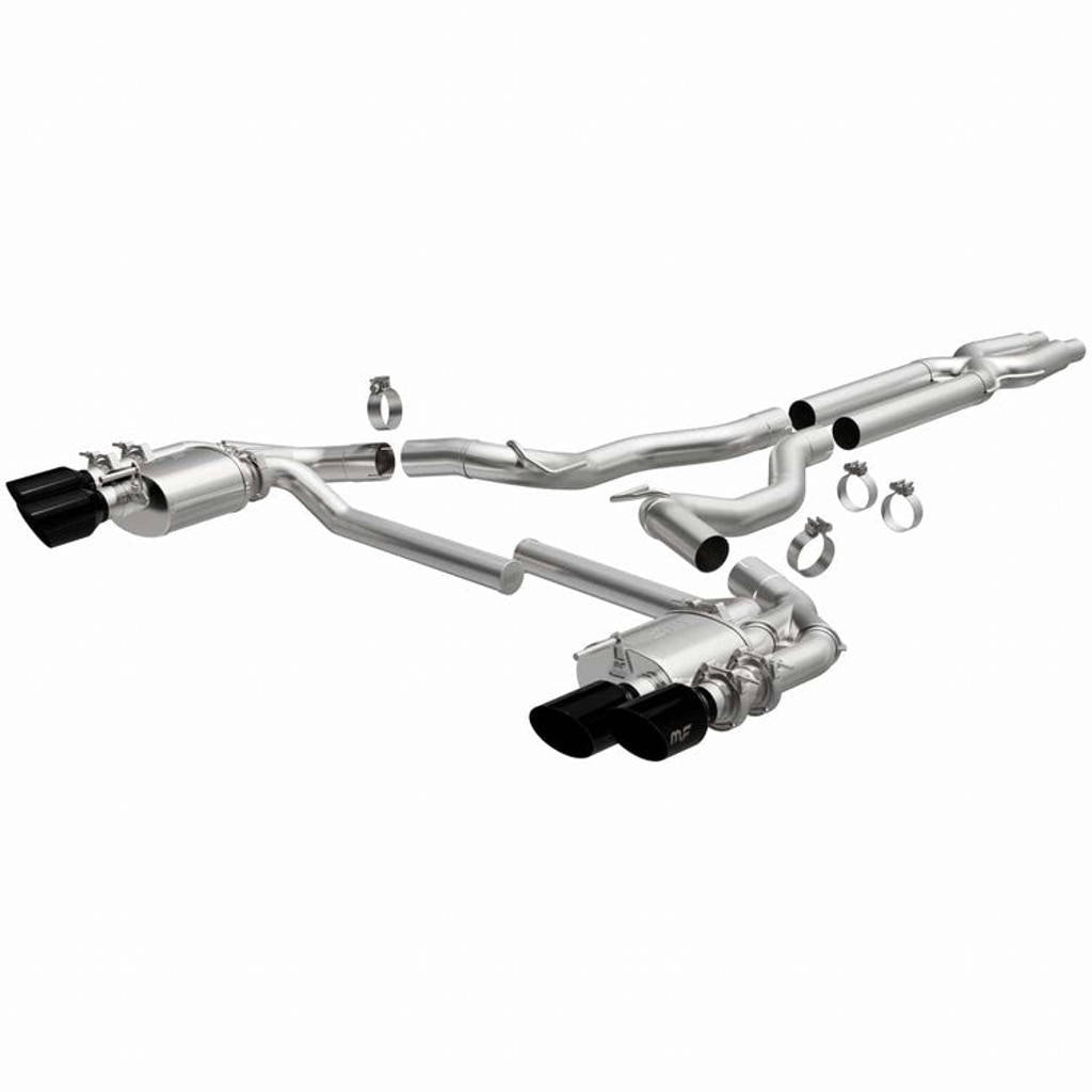 MAGNAFLOW 19579 Exhaust System NEO Series Black Chrome for FORD Mustang 2018-2023 Photo-0