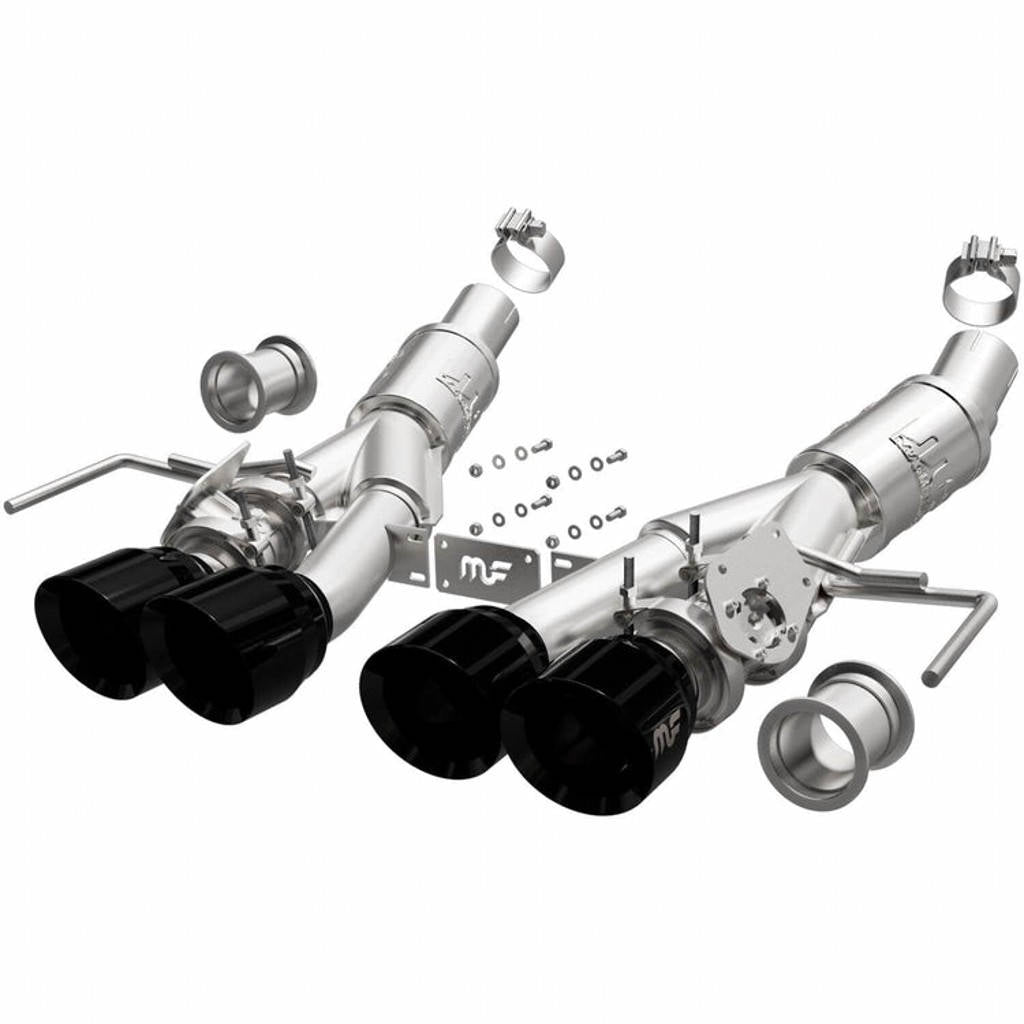 MAGNAFLOW 19581 Exhaust Muffler NEO Series Black Chrome for CHEVROLET Corvette 2014-2019 Photo-0